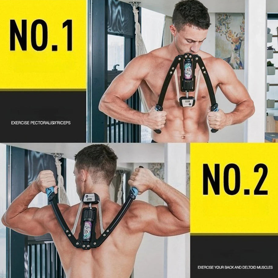 Hydraulischer Power Twister – Verstellbarer Brust- & Armtrainer