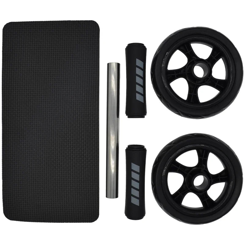 AB Roller Doppelt – Bauchtrainer mit rutschfesten Rädern & leisem Lauf